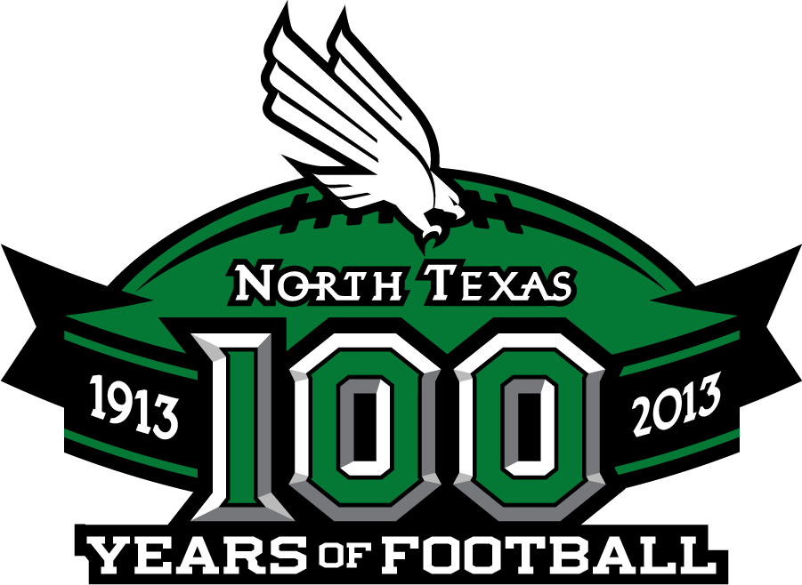 North Texas Mean Green 2013 Anniversary Logo t shirts iron on transfers